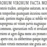 sample text in specific font