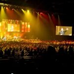 large audience; concert; presenting to a large audience