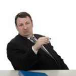 business man; passive aggressive; snarky business man; upset work man